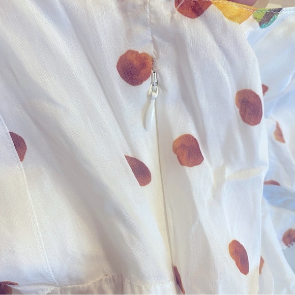 LIKE NEW FARM Rio Cashew Dot Maxi Dress - Size - XS - Picture 9 of 14